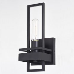 New 🥰 Patriot Lighting® Marquis Matte Black 1 Light Wall Light 😍 -Patriot Lighting Sales W0345 3