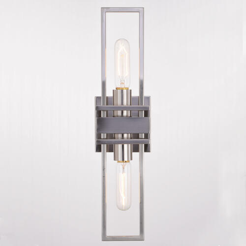 Buy 👏 Patriot Lighting® Marquis Satin Nickel 2 Light Wall Light 🥰 7 Buy 👏 Patriot Lighting® Marquis Satin Nickel 2 Light Wall Light 🥰 - Image 5