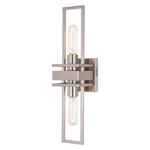 Buy 👏 Patriot Lighting® Marquis Satin Nickel 2 Light Wall Light 🥰 3 Buy 👏 Patriot Lighting® Marquis Satin Nickel 2 Light Wall Light 🥰