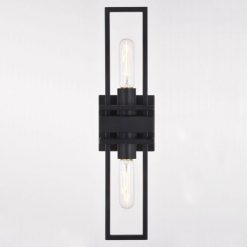 Flash Sale ⭐ Patriot Lighting® Marquis Matte Black 2 Light Wall Light 🔔 12 Flash Sale ⭐ Patriot Lighting® Marquis Matte Black 2 Light Wall Light 🔔 -Patriot Lighting Sales W0347 4
