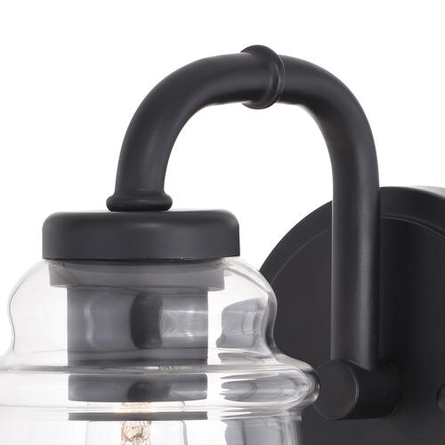 Deals 🔔 Patriot Lighting® Toledo Matte Black 1 Light Vanity Light 😉 4 Deals 🔔 Patriot Lighting® Toledo Matte Black 1 Light Vanity Light 😉 - Image 2