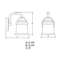 Deals 🔔 Patriot Lighting® Toledo Matte Black 1 Light Vanity Light 😉 15 Deals 🔔 Patriot Lighting® Toledo Matte Black 1 Light Vanity Light 😉 -Patriot Lighting Sales W0348 DWG