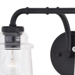 Outlet 👏 Patriot Lighting® Toledo Matte Black 2 Light Vanity Light ⭐ 9 Outlet 👏 Patriot Lighting® Toledo Matte Black 2 Light Vanity Light ⭐ -Patriot Lighting Sales W0349 1