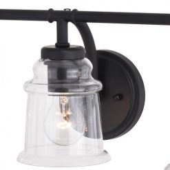 Flash Sale ✨ Patriot Lighting® Toledo Matte Black 3 Light Vanity Light 🔔 -Patriot Lighting Sales W0350 2