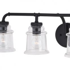 Buy 😀 Patriot Lighting® Toledo Matte Black 4 Light Vanity Light ✨ -Patriot Lighting Sales W0351 1