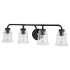 Buy 😀 Patriot Lighting® Toledo Matte Black 4 Light Vanity Light ✨ 2 Buy 😀 Patriot Lighting® Toledo Matte Black 4 Light Vanity Light ✨ -Patriot Lighting Sales W0351