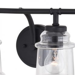 Buy 😀 Patriot Lighting® Toledo Matte Black 4 Light Vanity Light ✨ -Patriot Lighting Sales W0351 2