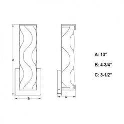 Cheap 👏 Patriot Lighting® Marseille Chrome 1 Light Wall Light ❤️ -Patriot Lighting Sales W0357 DWG