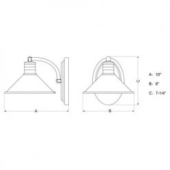 Coupon 🌟 Patriot Lighting® Akron Matte White 1 Light Vanity Light ✨ 15 Coupon 🌟 Patriot Lighting® Akron Matte White 1 Light Vanity Light ✨ -Patriot Lighting Sales W0375 DWG