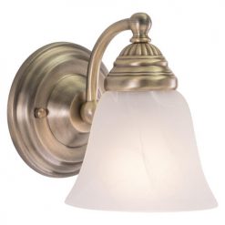 Brand new 🥰 Patriot Lighting® Standford Antique Brass 1 Light Vanity Light ⭐
