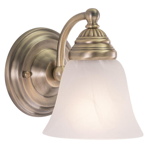 Brand new 🥰 Patriot Lighting® Standford Antique Brass 1 Light Vanity Light ⭐ 3 Brand new 🥰 Patriot Lighting® Standford Antique Brass 1 Light Vanity Light ⭐