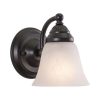 Discount ⌛ Patriot Lighting® Standford Oil Burnished Bronze 1 Light Vanity Light 😍 -Patriot Lighting Sales WL35121OBB