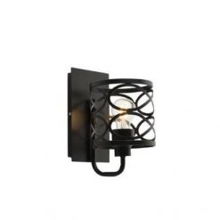 Best Pirce 🥰 Patriot Lighting® Phinny Matte Black 1-Light Indoor Wall Light 👏