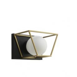Best Pirce 😍 Patriot Lighting® Neema Black And Gold 1-Light Indoor Wall Light 🔥