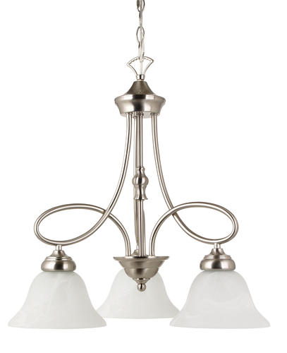 Budget 🔥 Patriot Lighting Rianto 3-Light Brushed Nickel Chandelier 🎉 3 Budget 🔥 Patriot Lighting Rianto 3-Light Brushed Nickel Chandelier 🎉