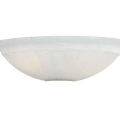 Budget 🌟 Patriot Lighting® Ribbed Alabaster Bowl Replacement Glass 🧨