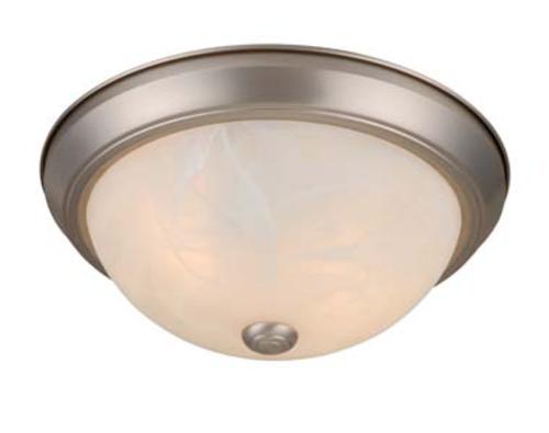 Brand new 🥰 Patriot Lighting® Brushed Nickel 2-Light Flush Mount Ceiling Light - 2 Pack 🔔 3 Brand new 🥰 Patriot Lighting® Brushed Nickel 2-Light Flush Mount Ceiling Light - 2 Pack 🔔