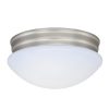 Best Pirce ❤️ Patriot Lighting® Brady Satin Nickel LED Flush Mount Ceiling Light 🔥 -Patriot Lighting Sales vx cc1534bn