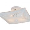 Budget 👏 Patriot Lighting® Harvest White 2-Light Semi-Flush Mount Ceiling Light 😀 -Patriot Lighting Sales vx cc3235w