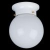 Wholesale ✨ Patriot Lighting® Amity White 1-Light Flush Mount Ceiling Light 💯 -Patriot Lighting Sales vx cc3806w