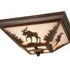 Discount ❤️ Patriot Lighting® Yellowstone Burnished Bronze 3-Light Flush Mount Ceiling Light 😍 -Patriot Lighting Sales vx cc38314bbz