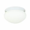 Outlet ✔️ Patriot Lighting® Mushroom White 2-Light Flush Mount Ceiling Light 😍 -Patriot Lighting Sales vx cc5829wm