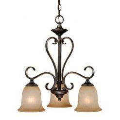 Flash Sale 🧨 Patriot Lighting® Mavis 3-Light Oil-Brushed Bronze With Gold Accent Chandelier ⭐