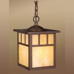 Hot Sale 🛒 Patriot Lighting® Mission 11" Burnished Bronze Outdoor Pendant Light 🌟