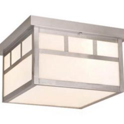 Hot Sale 💯 Patriot Lighting® Craftsman Stainless Steel Outdoor Ceiling Light 🤩