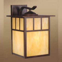 Promo 🌟 Patriot Lighting® Mission Burnished Bronze Outdoor Wall Light ✨