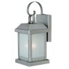 Hot Sale 💯 Patriot Lighting® Meridian Painted Brushed Nickel Outdoor Wall Light 👏 -Patriot Lighting Sales vx ow4055bn