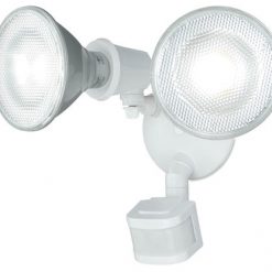 Brand new 😉 Patriot Lighting® White Dual Head Motion Sensor Outdoor Security Flood Light 😉