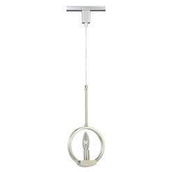 Discount ✔️ Patriot Lighting® Venetian 6.5" Satin Nickel 1-Light Track Light Pendant 💯