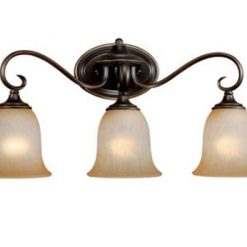 Deals 🔔 Patriot Lighting® Mavis Oil-Brushed Bronze With Gold Accent 3-Light Vanity Light 🛒