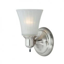 Best Sale 🛒 Patriot Lighting® Anthony 1-Light Satin Nickel Indoor Wall Light 🛒