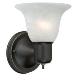 Deals 👍 Patriot Lighting® Burley 1-Light Oil Rubbed Bronze Indoor Wall Light 😀